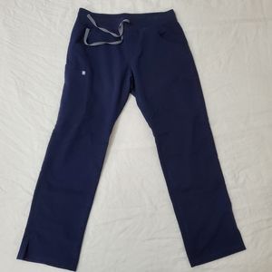 Figs Women's Navy Kade Cargo Scrub Pants (Medium)